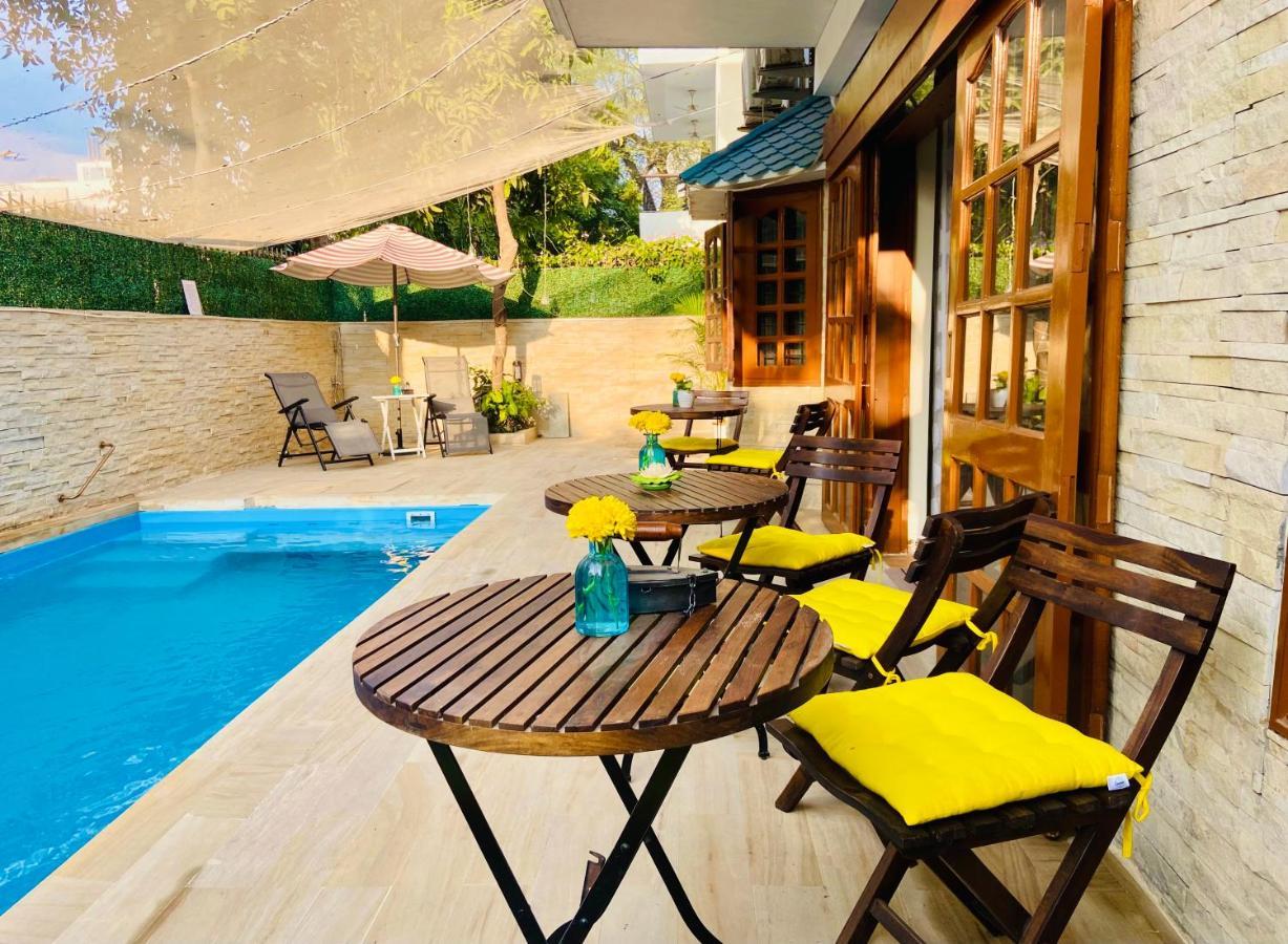 Roshani Pool Villa Gurgaon - 7Br #Privatepool #Villa #Bungalow #Garden #Staycation 외부 사진